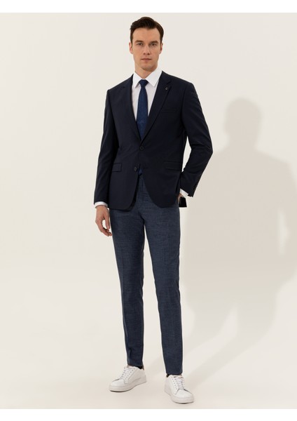 Erkek Lacivert Slim Fit Ceket 50250843-VR033