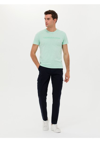 Erkek Lacivert Carrot Fit Kanvas Pantolon 50264922-VR033 modelleri