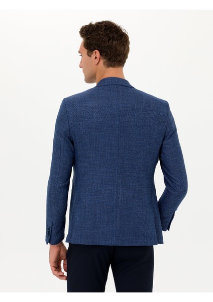 Erkek Lacivert Slim Fit Ceket 50264774-VR033
