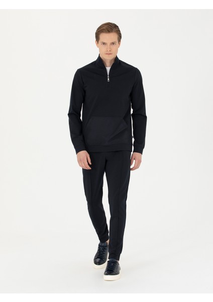 Erkek Lacivert New Slim Fit Eşofman Altı 50277826-VR033