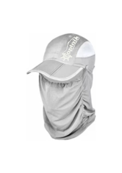 Fisherman Style Cap Jf-06 Katlanır Fileli Şapka + Çıkarılabilir Yüz Koruma