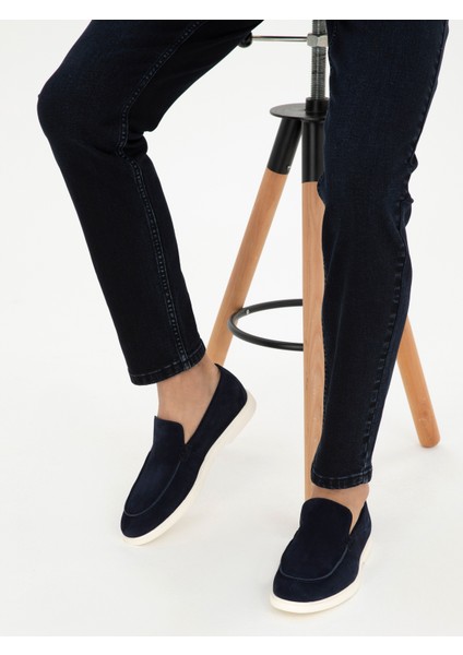 Erkek Lacivert Loafer Ayakkabı 50287554-VR033