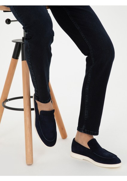 Erkek Lacivert Loafer Ayakkabı 50287554-VR033