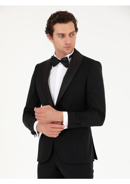 Erkek Siyah Slim Fit Smokin Damatlık 50269391-VR046 modelleri