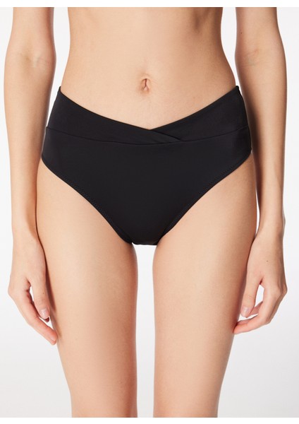 Siyah Kadın Bikini Alt 24-Olıva