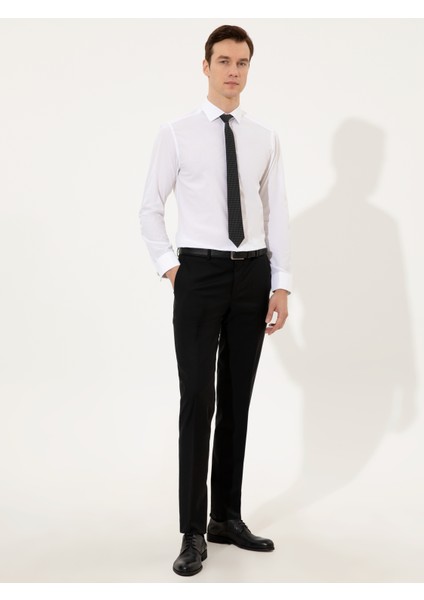 Erkek Siyah Slim Fit Kumaş Pantolon 50250844-VR046 modelleri