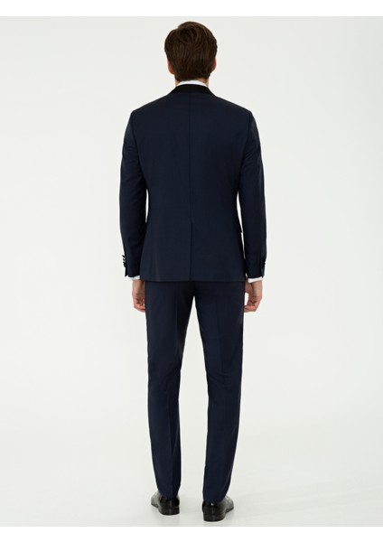 Erkek Lacivert Ex. Slim Fit Yelekli Smokin Damatlık 50236701-VR033 indirimleri