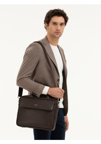 Erkek Erkek Kahverengi Evrak Çantası 50289325-VR046