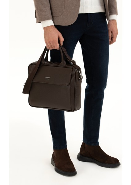 Erkek Erkek Kahverengi Evrak Çantası 50289325-VR046 fiyatları