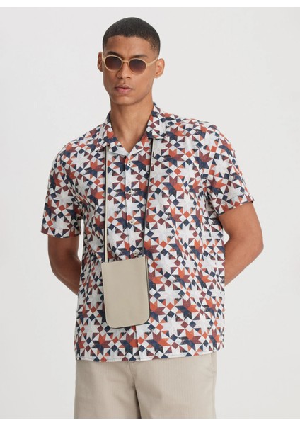 Loose Fit Çok Renkli Erkek Gömlek L241512900 Kısa Kollu Gömlek fiyatları