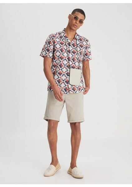 Loose Fit Çok Renkli Erkek Gömlek L241512900 Kısa Kollu Gömlek modelleri