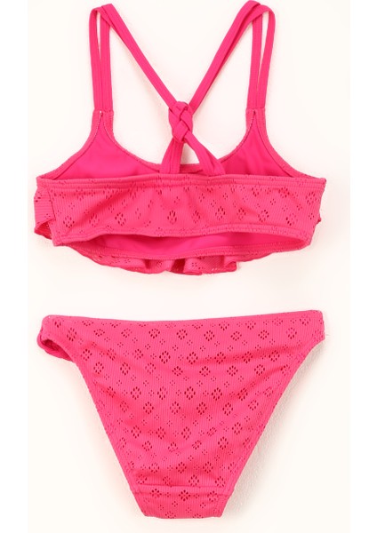 Fuşya Kız Çocuk Bikini Takım Nkfzaya Bıkını fırsatları
