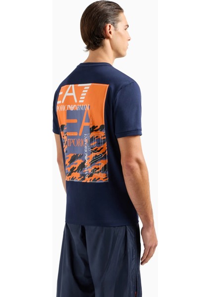 Bisiklet Yaka Lacivert Erkek T-Shirt 3DPT12PJ7BZ fırsatları