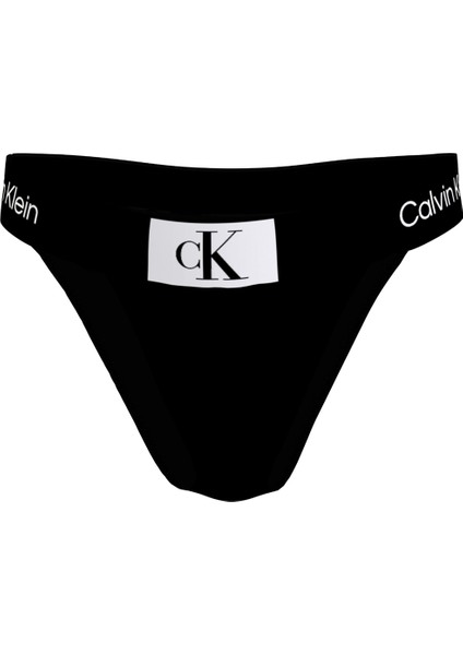 Calvin Klein Siyah Kadın Bikini Alt Cheeky Hıgh Rıse Bıkını KW0KW02351B