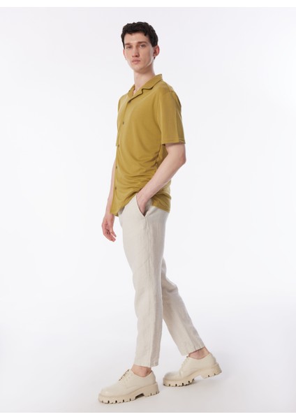 Gmg Fırenze Regular Fit Apaş Yaka Yağ Erkek Gömlek GU24MSS02206