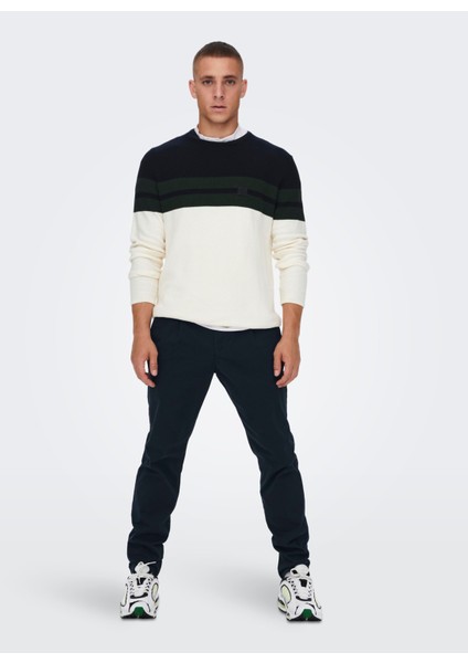 Yüksek Bel Dar Koyu Lacivert Erkek Chino Pantolon Onscam Lıfe Chıno Pk 6775 fırsatları