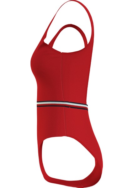 Kırmızı Kadın Mayo Square Neck One Pıec, Xlg UW0UW0529 modelleri