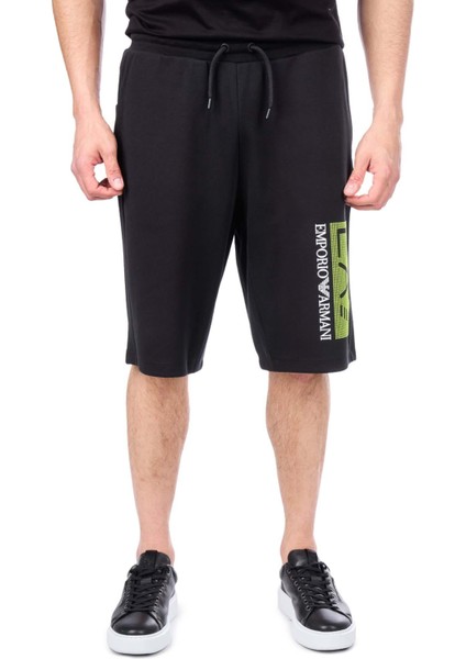 Siyah Erkek Sweat Şort 3DPS78PJARZ