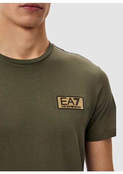 Bisiklet Yaka Haki Erkek T-Shirt 3DPT07PJM9Z fiyatları