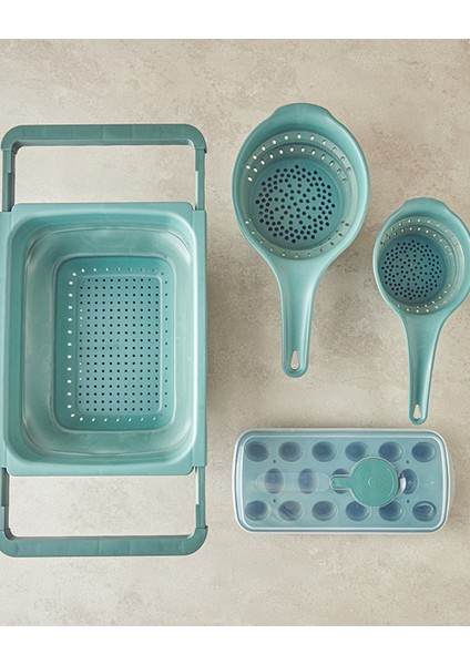 Mixed Shapes Plastik Mutfak Gereci Yeşil modelleri