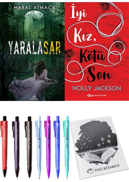 Yaralasar 2 Maral Atmaca ve Epsilon Yayınevi Iyi Kız, Kötü Son Holly Jackson 2li Set