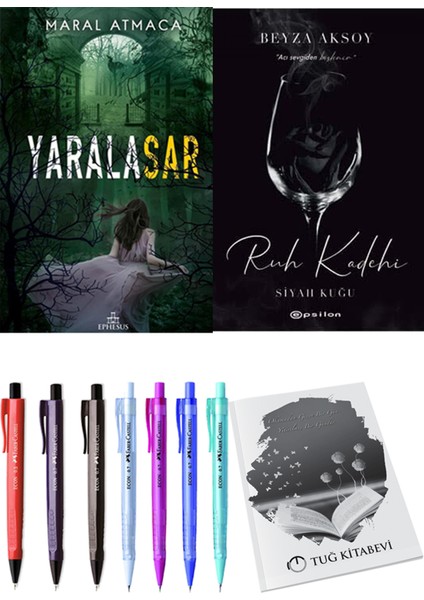 Yaralasar 2 Maral Atmaca ve Epsilon Yayınevi Ruh Kadehi Beyza Aksoy 2li Set