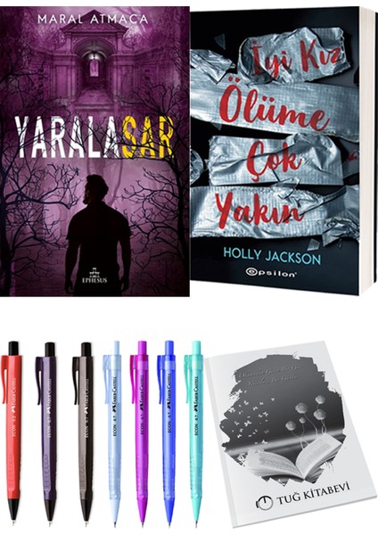 Yaralasar 3 Maral Atmaca ve Epsilon Yayınevi Iyi Kız Ölüme Çok Yakın Holly Jackson 2li Set