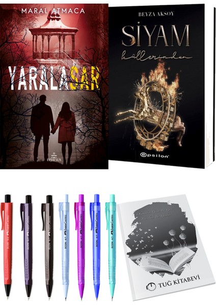 Yaralasar 4 Maral Atmaca ve Epsilon Yayınevi Siyam 3 Beyza Aksoy 2li Set