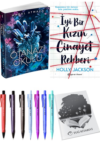 Ötanazi Okulu 1 Maral Atmaca ve Epsilon Yayınevi Iyi Bir Kızın Cinayet Rehberi Holly Jackson 2li Set