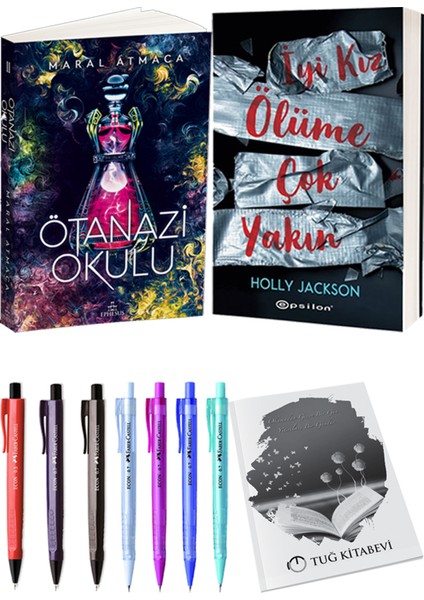Ötanazi Okulu 2 Maral Atmaca ve Epsilon Yayınevi Iyi Kız Ölüme Çok Yakın Holly Jackson 2li Set