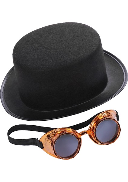 Retro Goth Steampunk Silindir Ş Ük Cosplay Kostüm Ş Cadılar I Endüstriyel Yaş Aksesuar Hediye Baş Aşınma , Altın (Yurt Dışından)