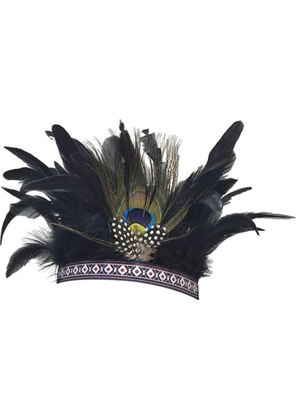 Kostüm Maskeli Dansı Için Tüy Headdress Parti Şapkaları (Yurt Dışından) indirimleri