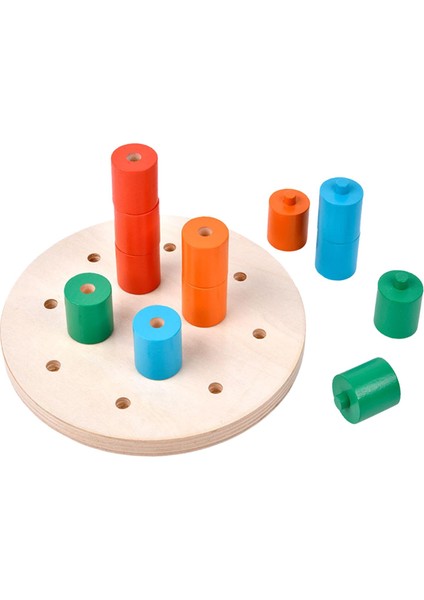 Yürümeye Baş Çocuklar Peg Board Eğ Montessori I 1+ Yaş Çocuklar Için (Yurt Dışından)