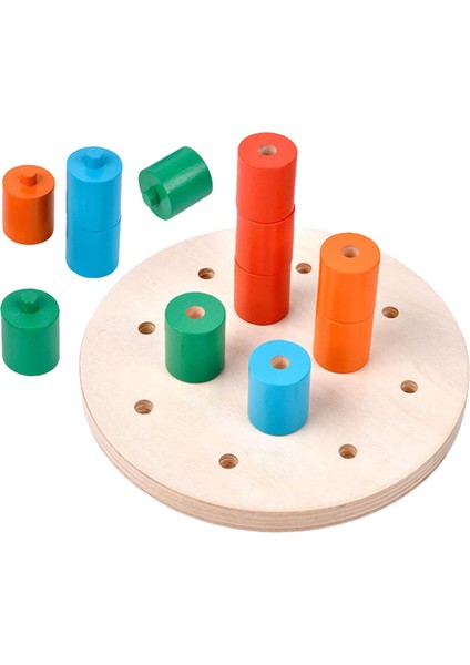 Yürümeye Baş Çocuklar Peg Board Eğ Montessori I 1+ Yaş Çocuklar Için (Yurt Dışından)