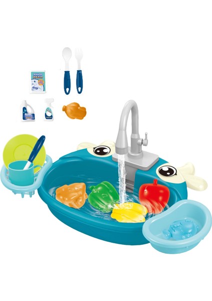 Mutfak Lavabo I Çocuklar Için Rol Yapma Çocuk Inek Mavisi (Yurt Dışından)
