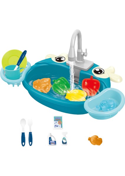 Mutfak Lavabo I Çocuklar Için Rol Yapma Çocuk Inek Mavisi (Yurt Dışından)
