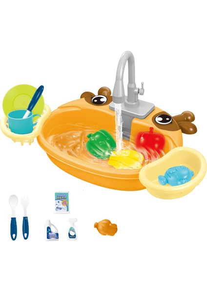 Mutfak Lavabo I Çocuklar Için Turuncu Rol Yapma (Yurt Dışından)