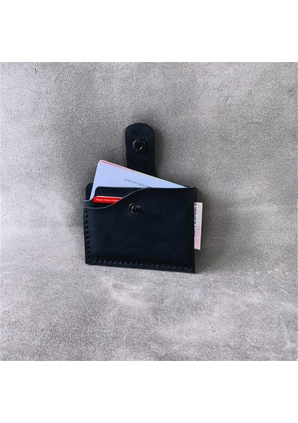 Cascadecarry El Yapımı Deri Minimal Kartlık Cüzdan