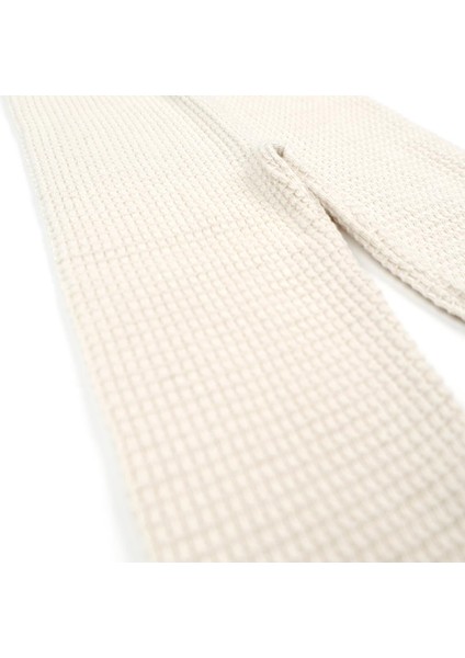 Waffle Alt - Üst Çocuk Takım - Krem 4-6 Yaş