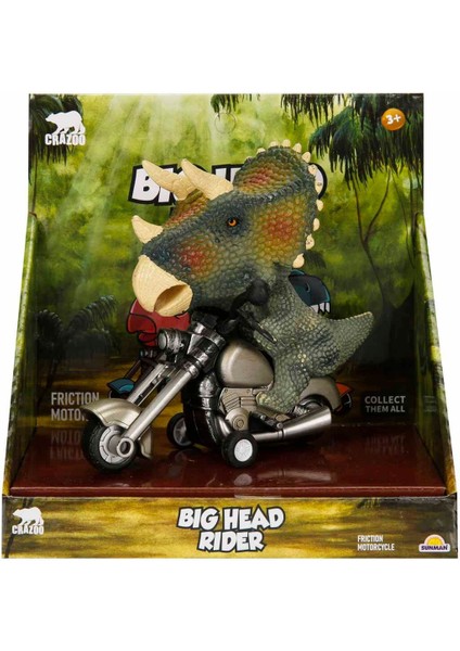 Koca Kafalı Hayvan Figürlü Motosiklet - Triceratops fiyatları