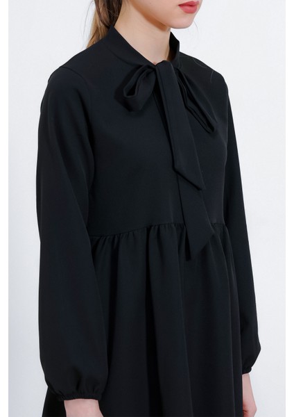 Kadın Siyah Örme Pantolon Tunik Alt Üst Takım 6654 fırsatları