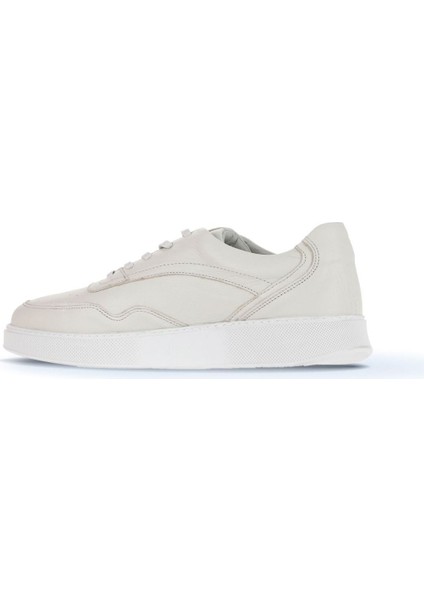 Ekru Deri Erkek Spor Ayakkabı 16Ma7056 fırsatları