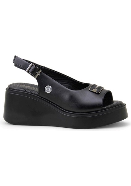 915 Hakiki Deri Günlük Kadın Ayakkabı-Siyah fiyatları