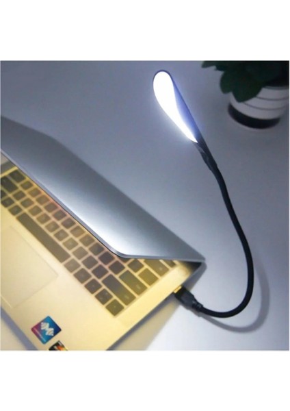 3 Seviye Dokunmatik USB LED Masa Çalışma Kitap Okuma Lambası Pc Gece Lambası Siyah