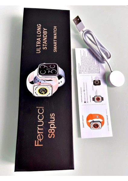 S8PLUS Ultra Long Standby Akıllı Kol Saati Sesli Konuşma Özelliği ile Muhteşem Bir Ürün Fc-Smart-S8 PLUS.119