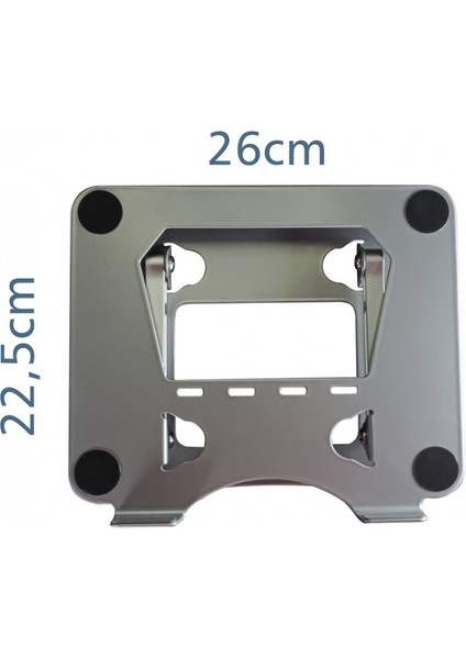 DYT-815 Metal Ergonomik Macbook Uyumlu Katlanabilir Laptop Standı