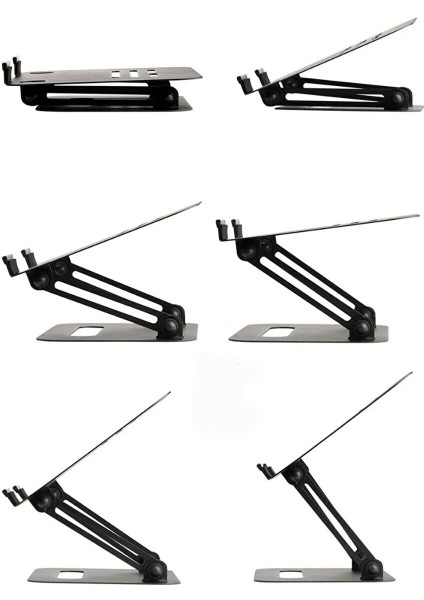 DYT-816 Metal Ergonomik Macbook Uyumlu Katlanabilir Laptop Standı