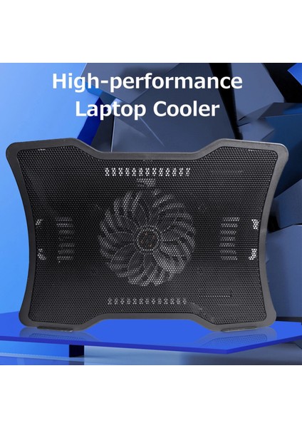 ST-811 Fanlı LED Işıklı Ergonomik Laptop Soğutucu Standı