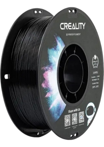 Creality Cr-Petg Siyah Filament 1.75MM 1kg