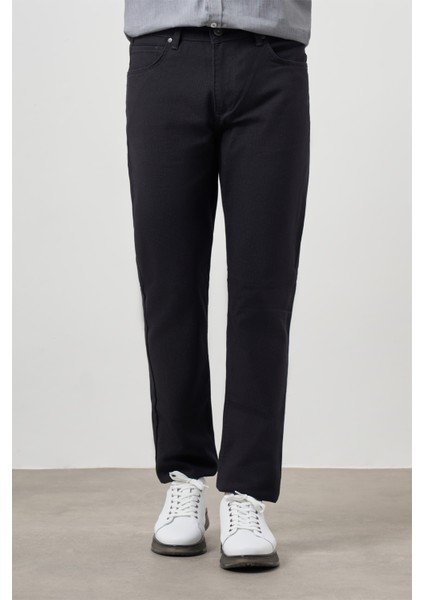 Erkek Füme Mevsimlik Pamuk 5 Cep Dynamic Fit Jean Pantolon